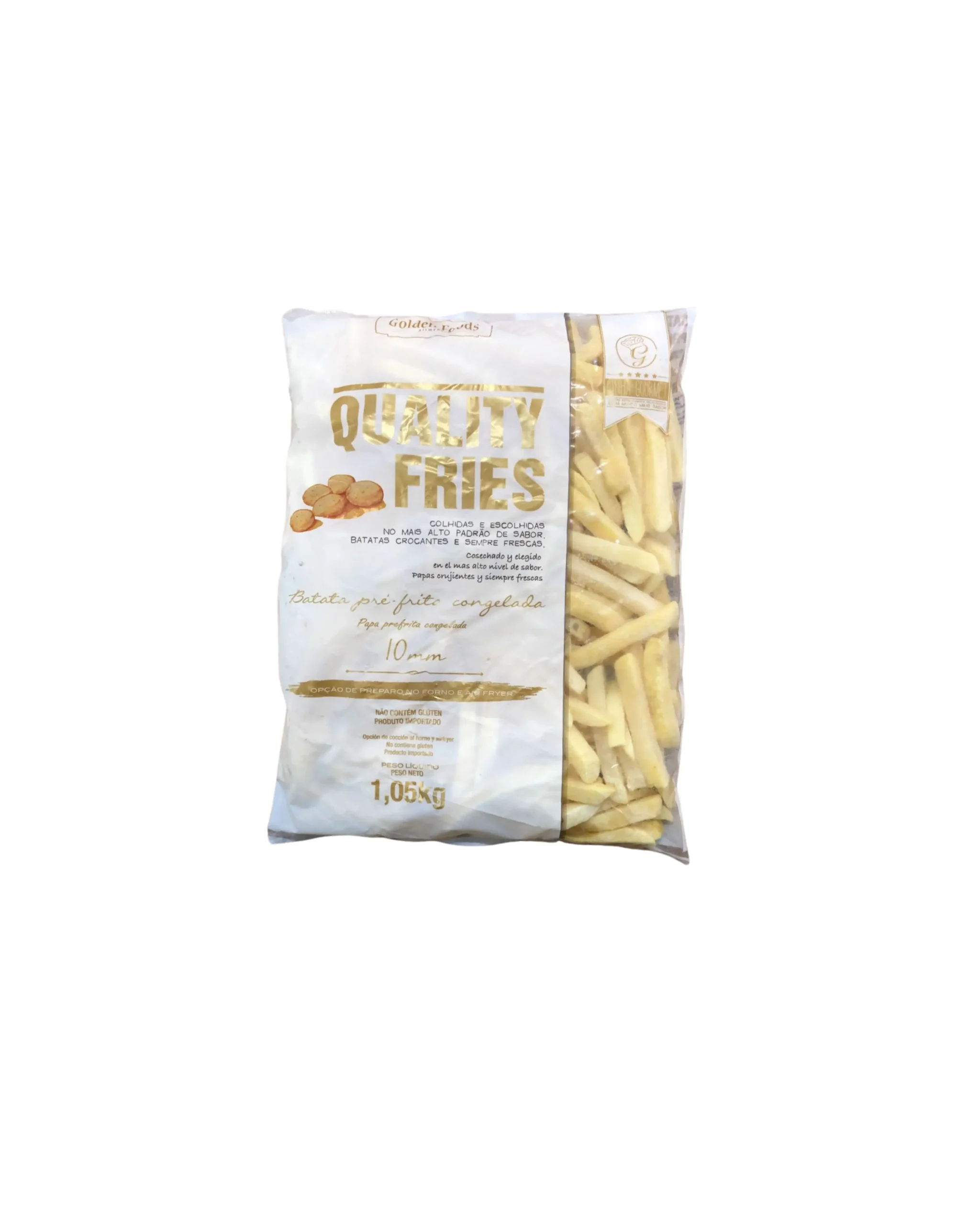 BATATA CONG QUALITY FRIES 10MM (10 x 1,05KG) - Imagem 4